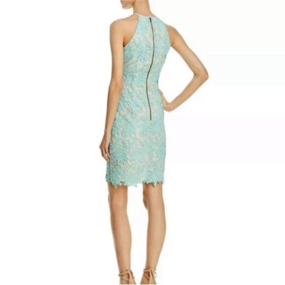 Keepsake True Love Mint Lace Sleeveless Mini Dress, Size Medium - Picture 2 of 16